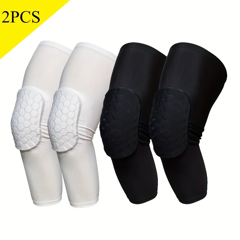 2PCs Leg Protective Sleeves, Leg Guard For Knee Protection, Basketball, Football, Running, Tennis, Volleyball, Cycling, And Othe