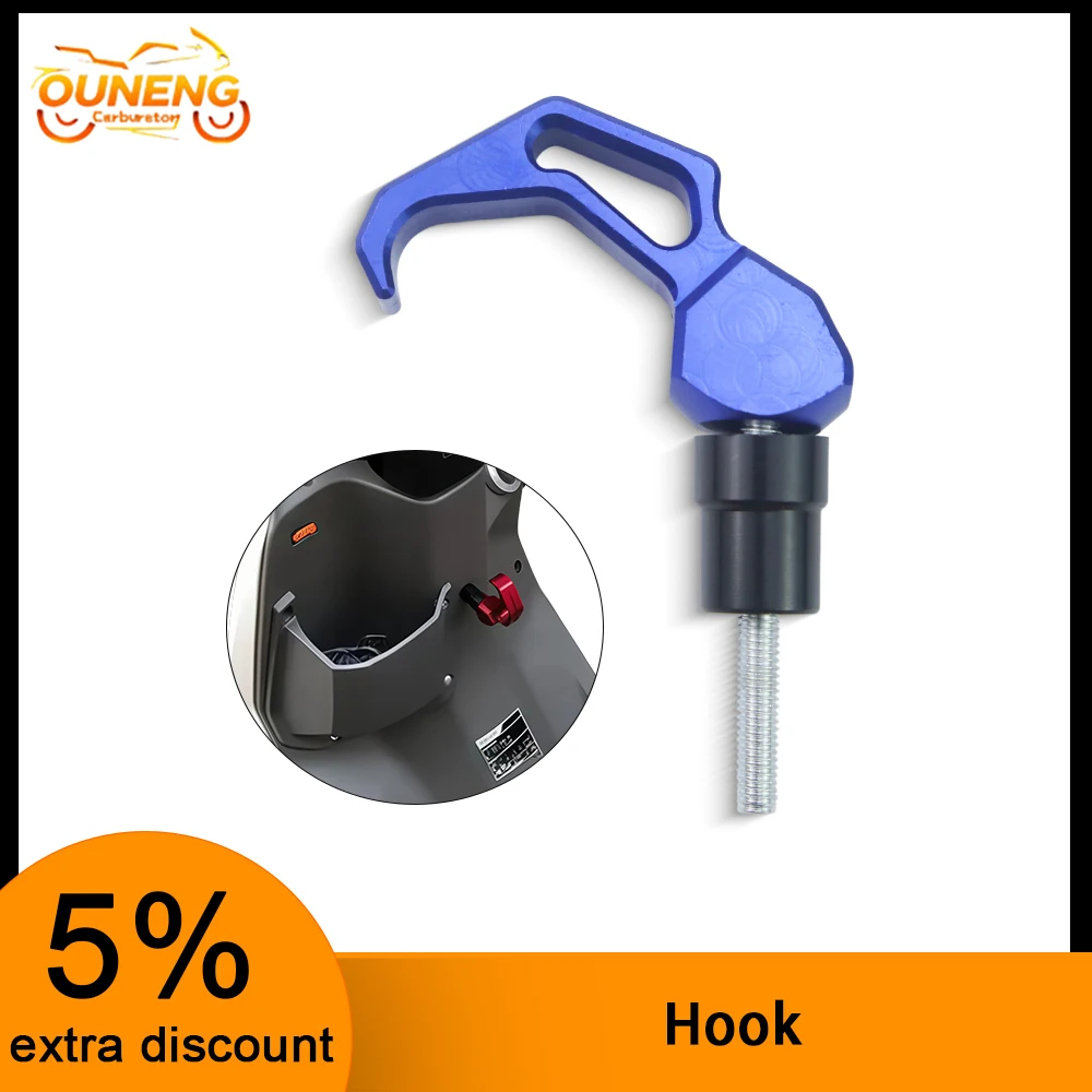 

CNC Aluminium Motorcycle Handlebar Hook Foldable Helmet Holder Luggage Storage Motorbike Accessories
