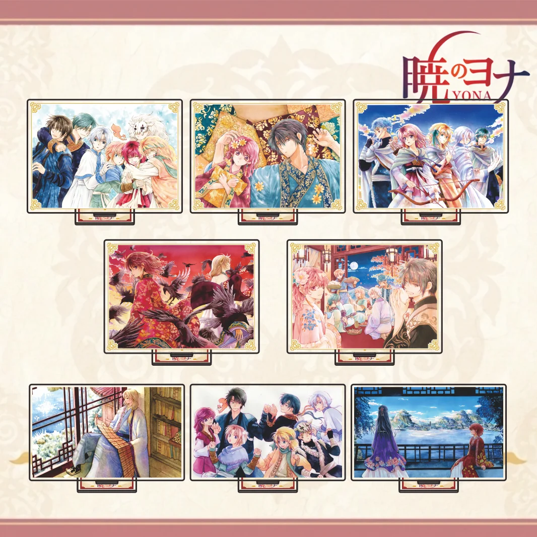 Yona Of The Dawn Classic Scene 15cm Acrylic Stand Yona Hak Four Dragons Anime Art Standee Table Decor Manga Collectible Keychain