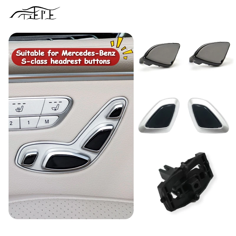 For Mercedes Maybach Seat Adjustment Switch Button S V Class W222 W447 Left Right Seat Headrest Pillow Regulating Shaft Control