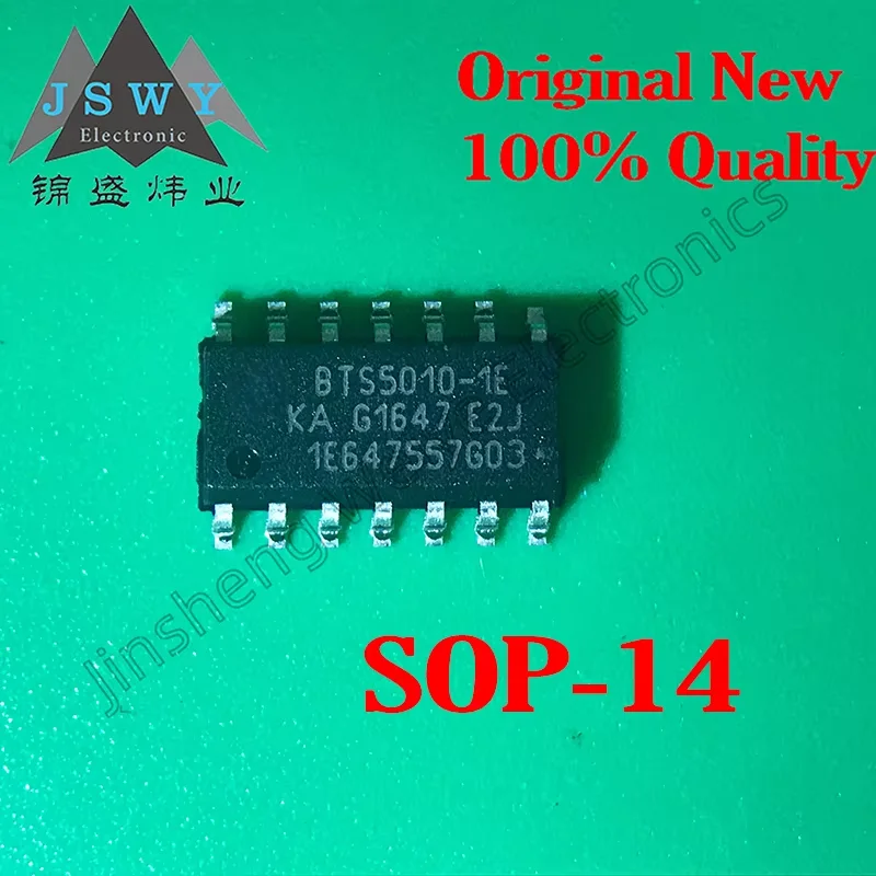 

(5/20pcs) BTS5010-1E SOP-14 Intelligent High Side Power Switch Chip New Original Stock Electronic