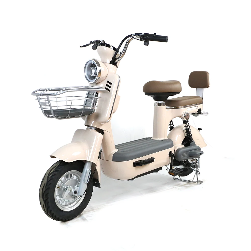 

Hot Sale 400W Electric City Bicycle 14 Inch Long Range Electric Cycle Electric Bike Scooter for Adults
