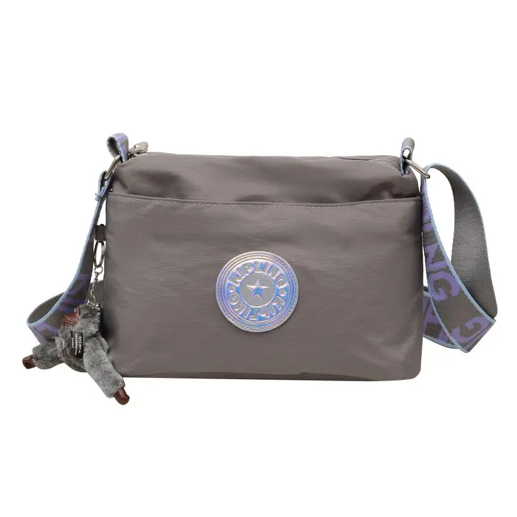 

2026 New Nylon Canvas Crossbody Bag for Women Wide Strap Star Decor Large Capacity Shoulder Handbag