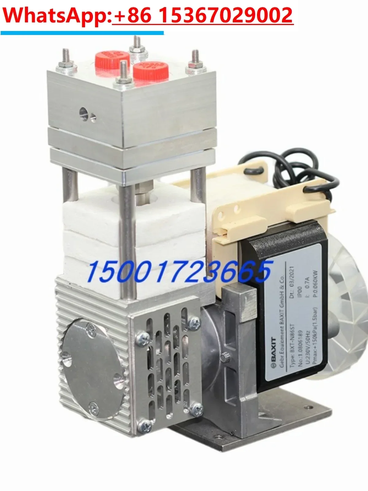 

High temperature sampling N86AT.16E stainless steel vacuum gas analysis suction pump