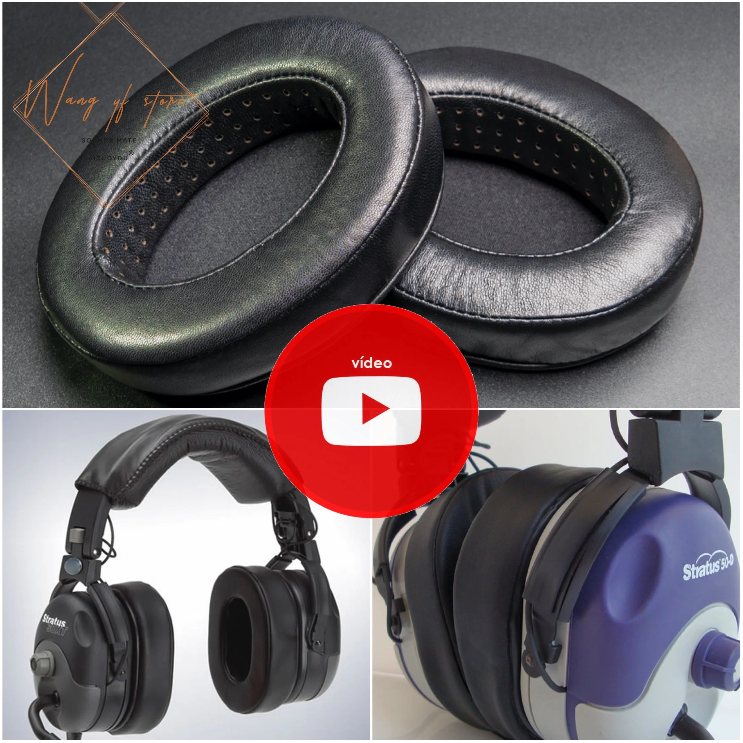 

Sheepskin Ear Pads Foam Cushion For Telex Echelon 25xt Stratus 30XT 50d Headset Lambskin Real Leather Replacement Sleeve Earmuff