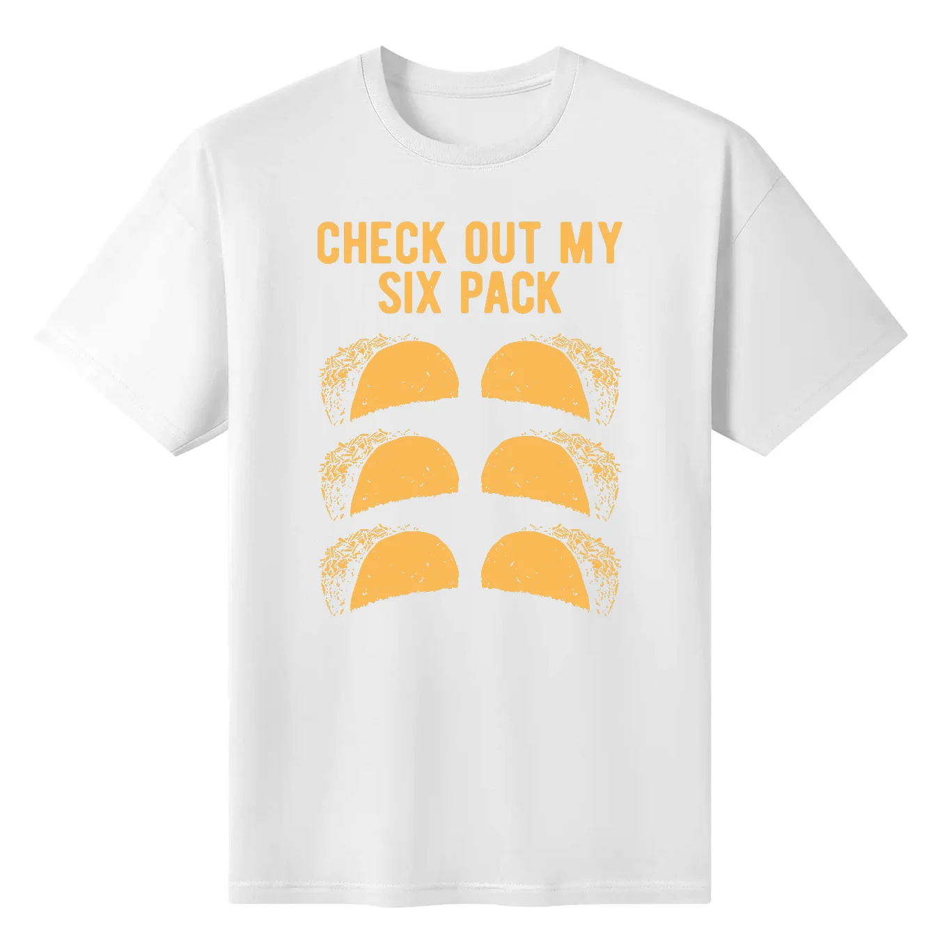 

Mens Check Out My Six Pack Tshirt Funny Taco Tuesday Graphic T-Shirt Casual Fashion Loose Hip Hop Streetwear Man T Shirt Y2k Tee