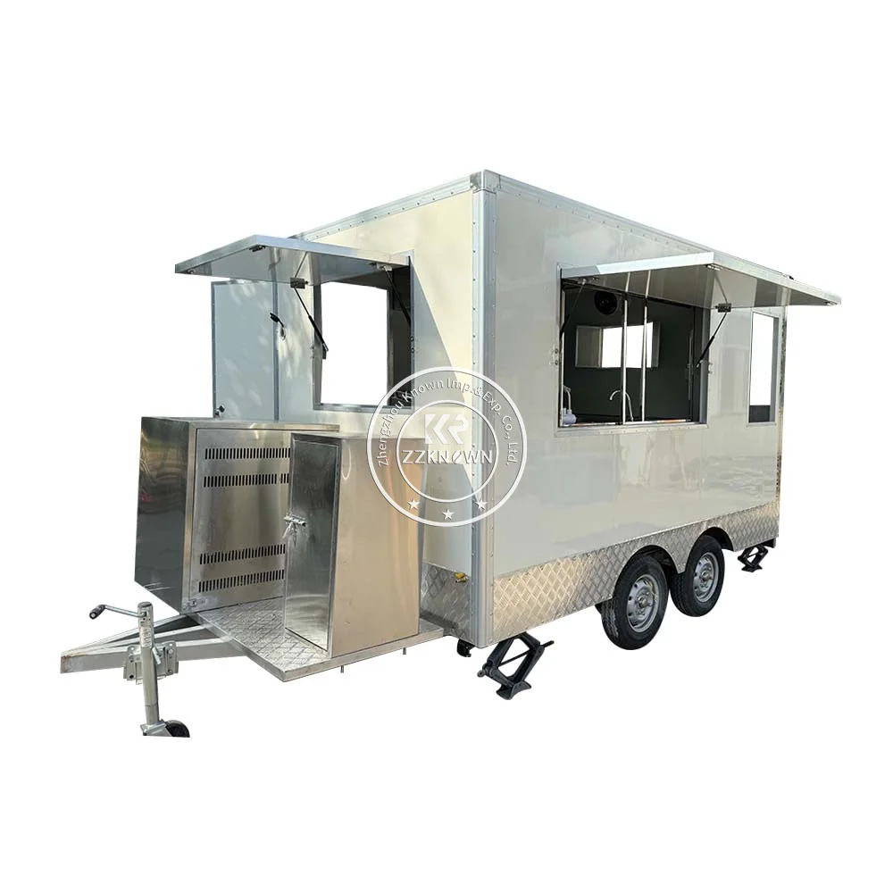 

2024 Pizza Cart Trailer Type Mobile Fast Food Carts Concession Ice Cream Truck with DOT VIN