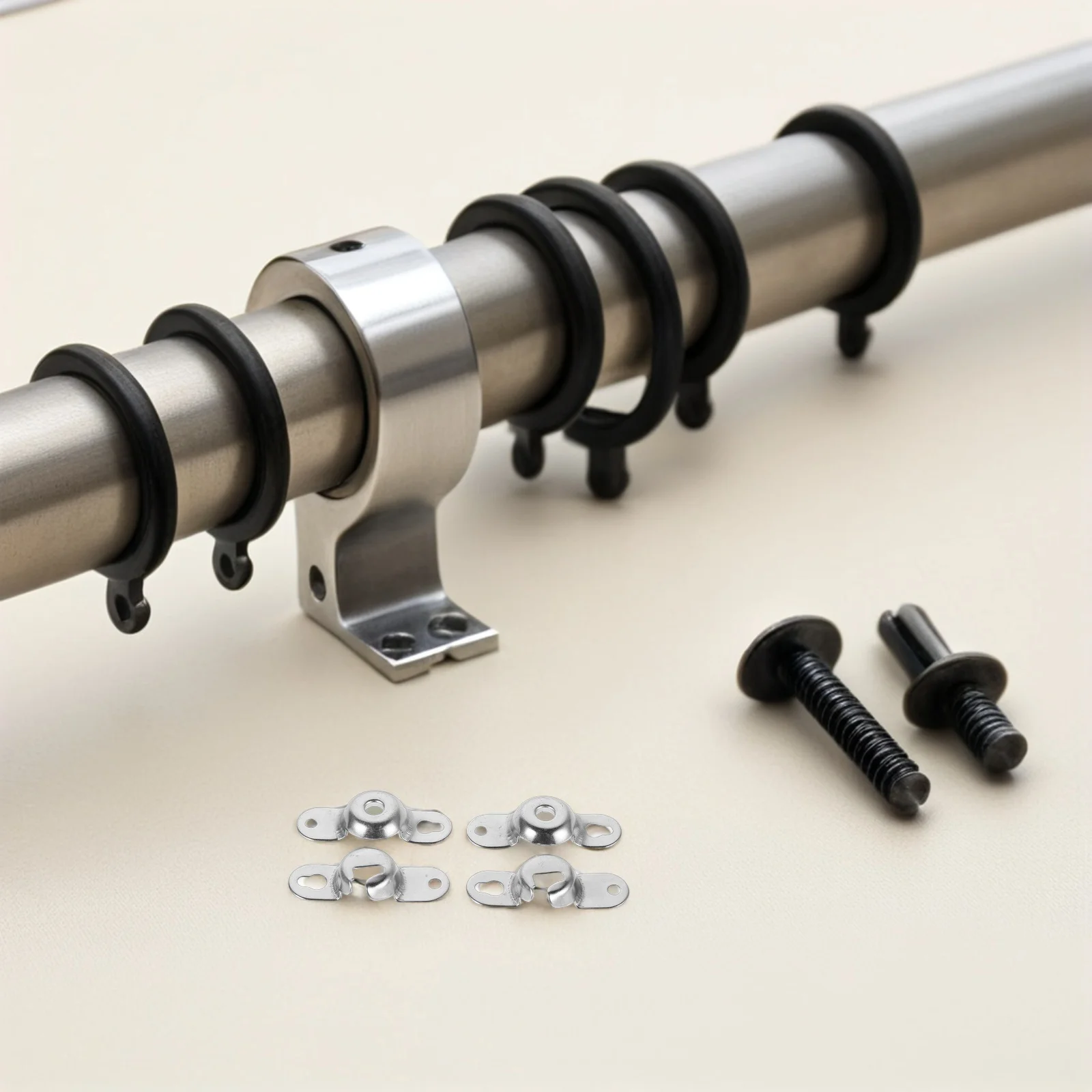 

4Pairs Metal Blind Brackets Replacement Mounting Hardware for Roller Window Shades Office Curtain Accessories Easy Installation