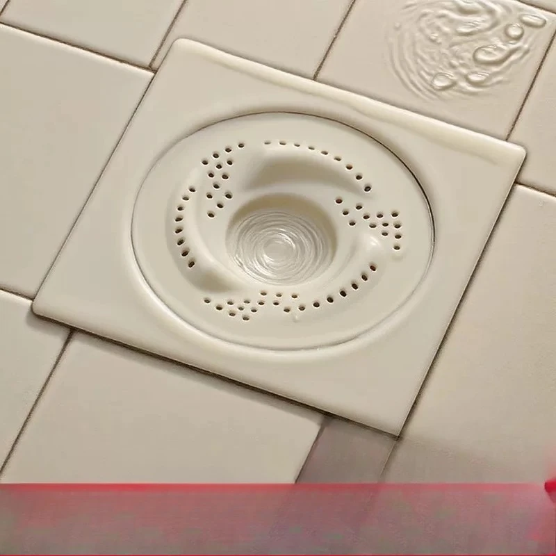 Vortex Floor Drain Bathroom Hair Collector Kitchen Toilet Sewer Rotary Insect Anti-blocking Filter