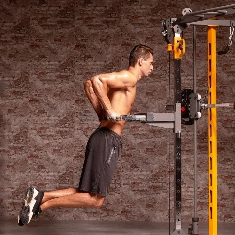 SENAOFIT Wholesale High Quality Fitness Equipment Multifunction Home Gym Strength Training Smith Machine Squat Half Power Rack