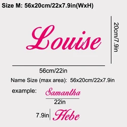 YOUR TEXT Vinyl Decal Sticker CUSTOM NAME Personalized Lettering Car/Door Window Bumper Decal Children Nursery Home Decor