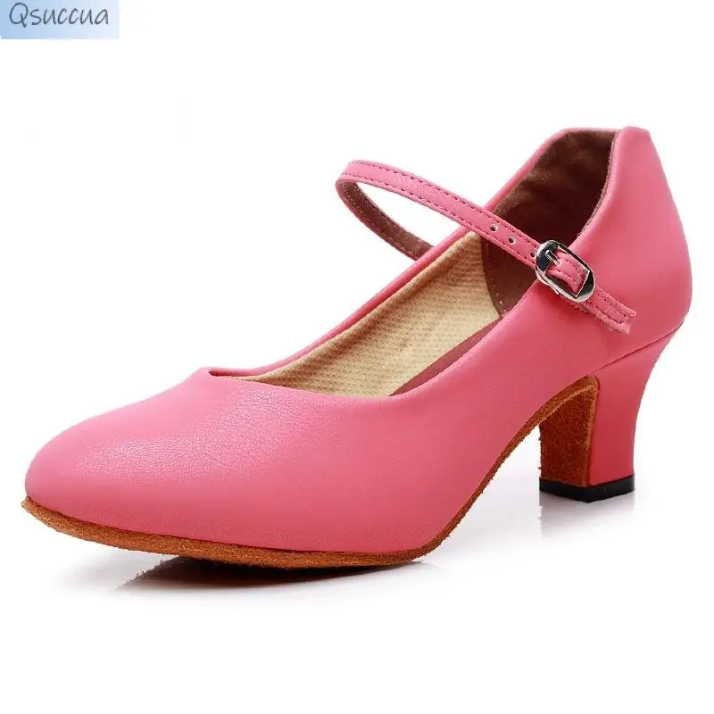 Sapatos de Dança Salsa Latina para Mulheres, Sapatos Flamenco para Meninas, Sapato de Dança Moderna, Sapato de Dança Tango Feminina, Salto 5,5 cm