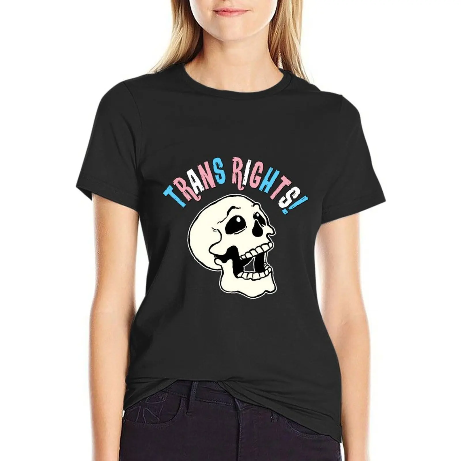 skull of truth T-Shirt tops Blouse female vintage clothes cotton t shirts Women