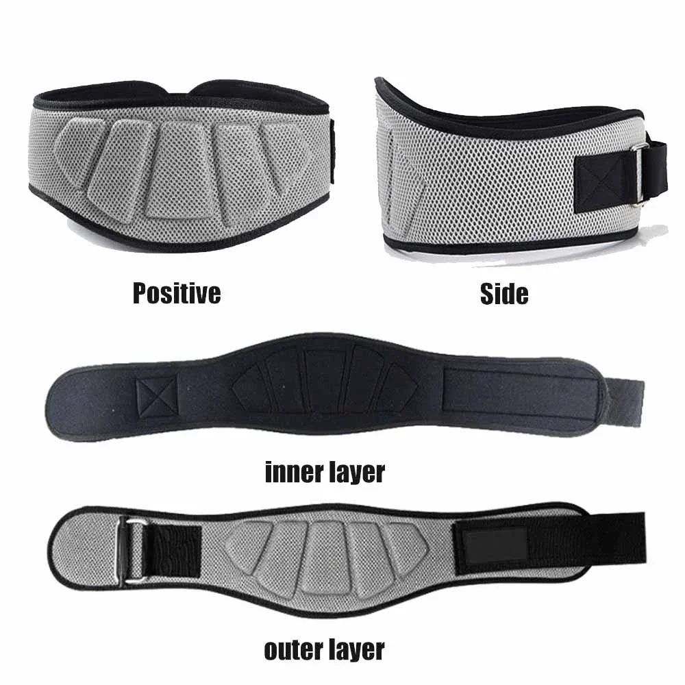 

Sports Fitness Weight Lifting Waist Belts Gym Workout Lumbar Back Support, Powerlifting, Strength Training, Squat, Weightlifting