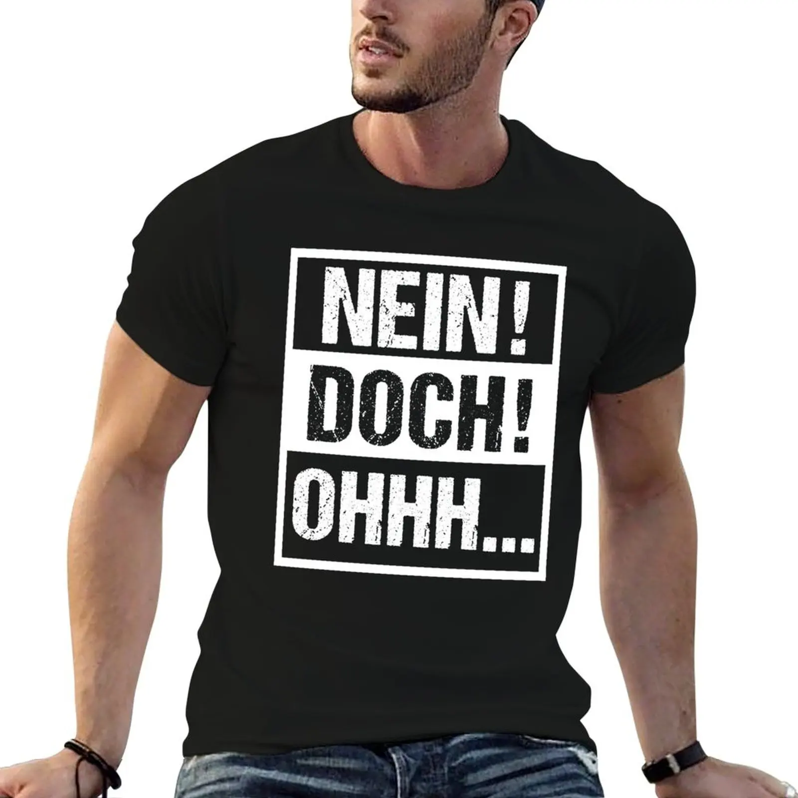 

Nein Doch Ohhh T-Shirt t shirt man luxury anime tshirt T-Shirt