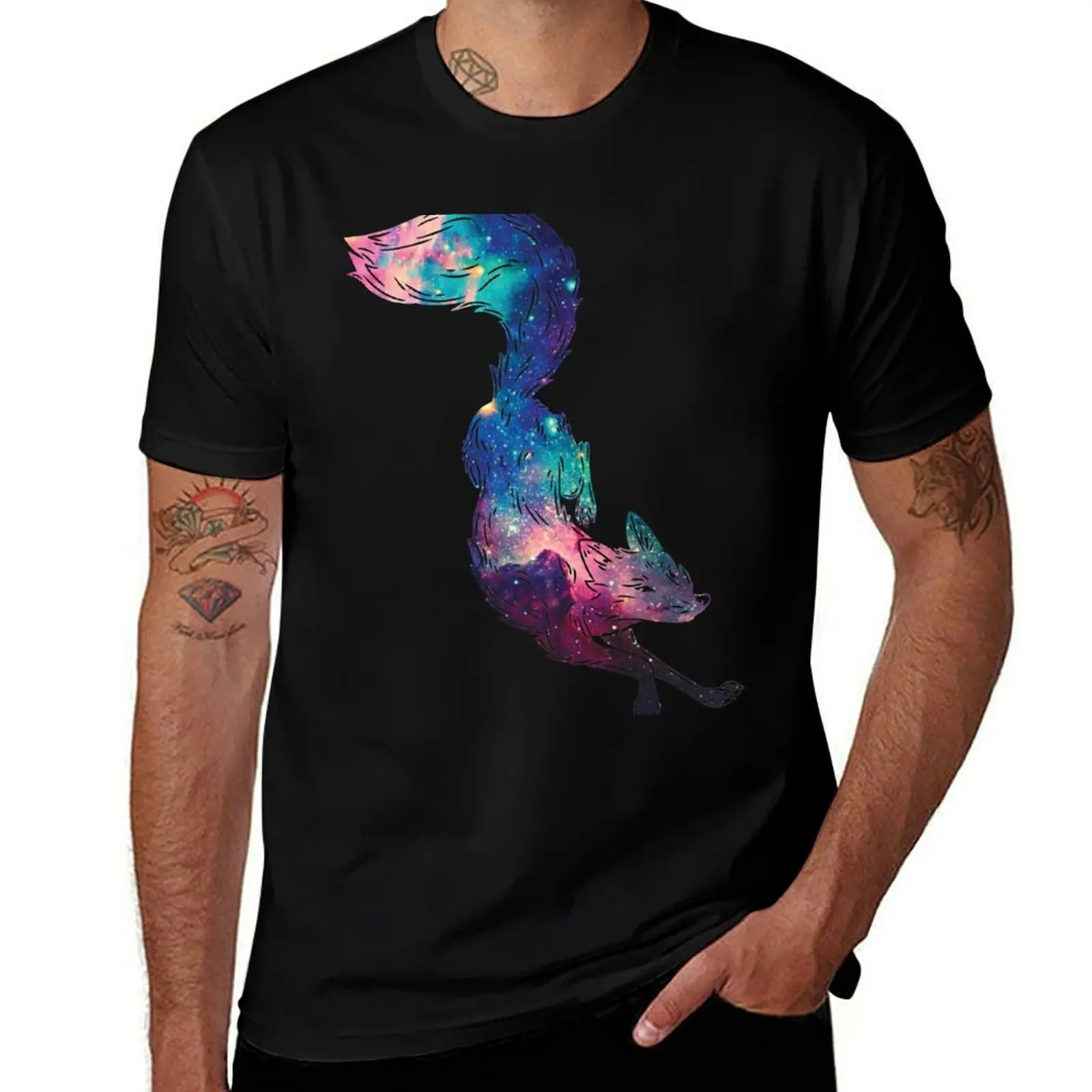 

Galaxy Fox T-Shirt Man t-shirt Anime t-shirt anime figures fruit of the loom mens t shirts