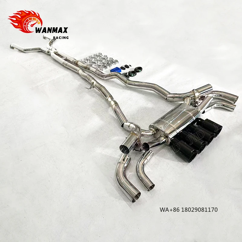 High Performance Polished Stainless Catback for  G90 M5, Active Electronic Valvetronic Exhaust, In Stock Immediate Dispatch