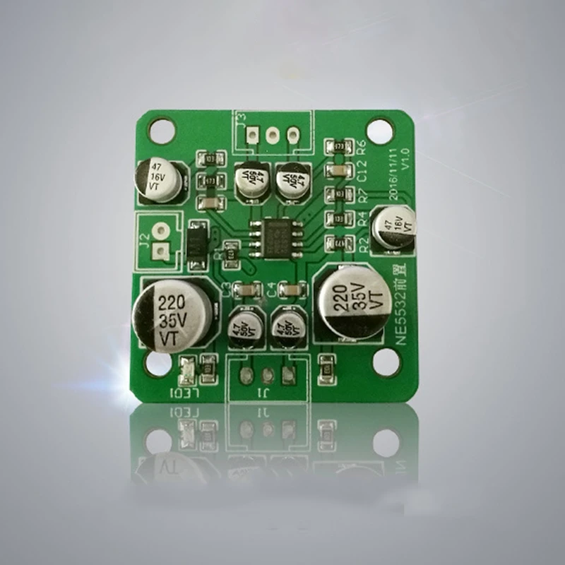 บอร์ดปรีแอมป์ NE5532 OP-AMP พรีแอมป์พร้อมช่องคู่ใช้กับพรีแอมป์4558เครื่องขยายเสียง Hi-Fi 6-30V