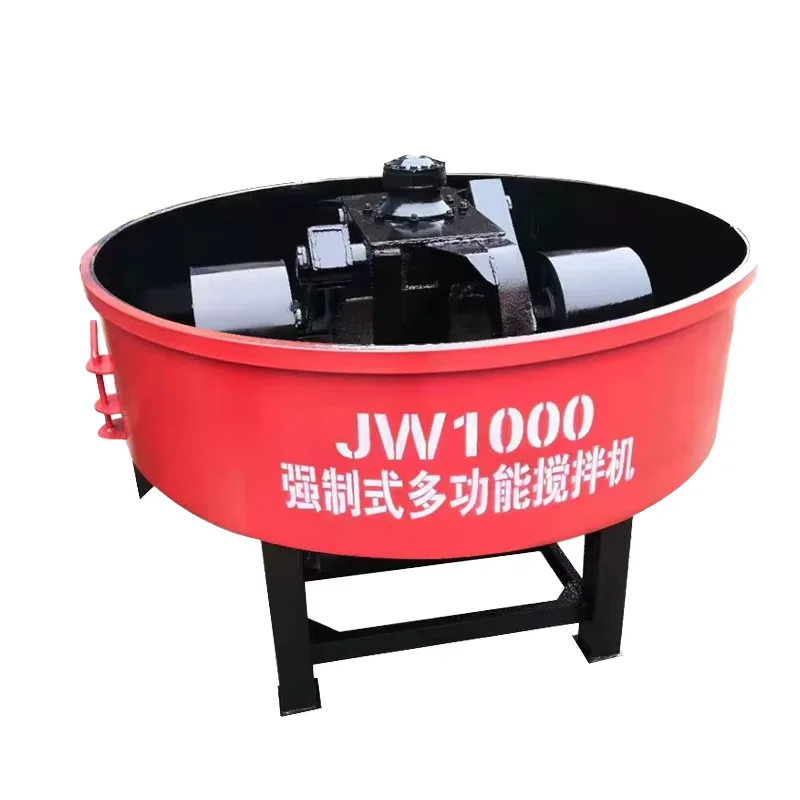 

New Manual Discharge Flat-Type Steel Cement Mixer Construction Site Concrete Mixer With Engine Pump Motor Core Components