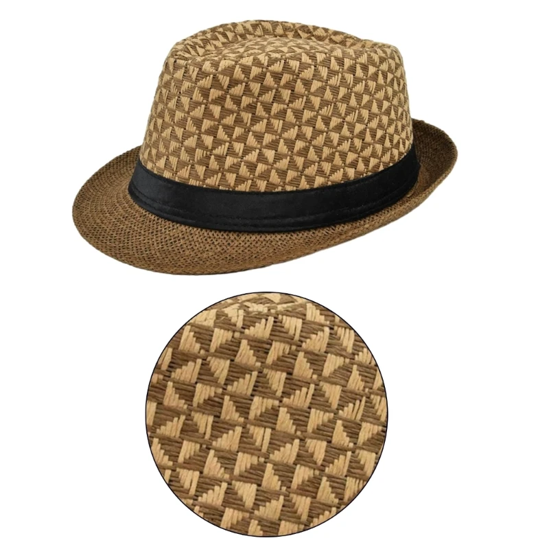 Rơm Phong Cách Anh Mũ Rơm Fedora Panama Rơm Fedora Mũ Panama Mũ Rơm SunHat