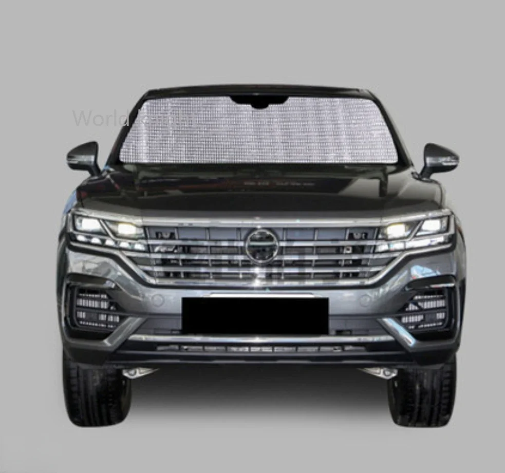 Car Sunshade Sun Visor Front Windshield Anti-UV Auto Sun Shade Car Accessories For Volkswagen VW Touareg 2019 2020 2021