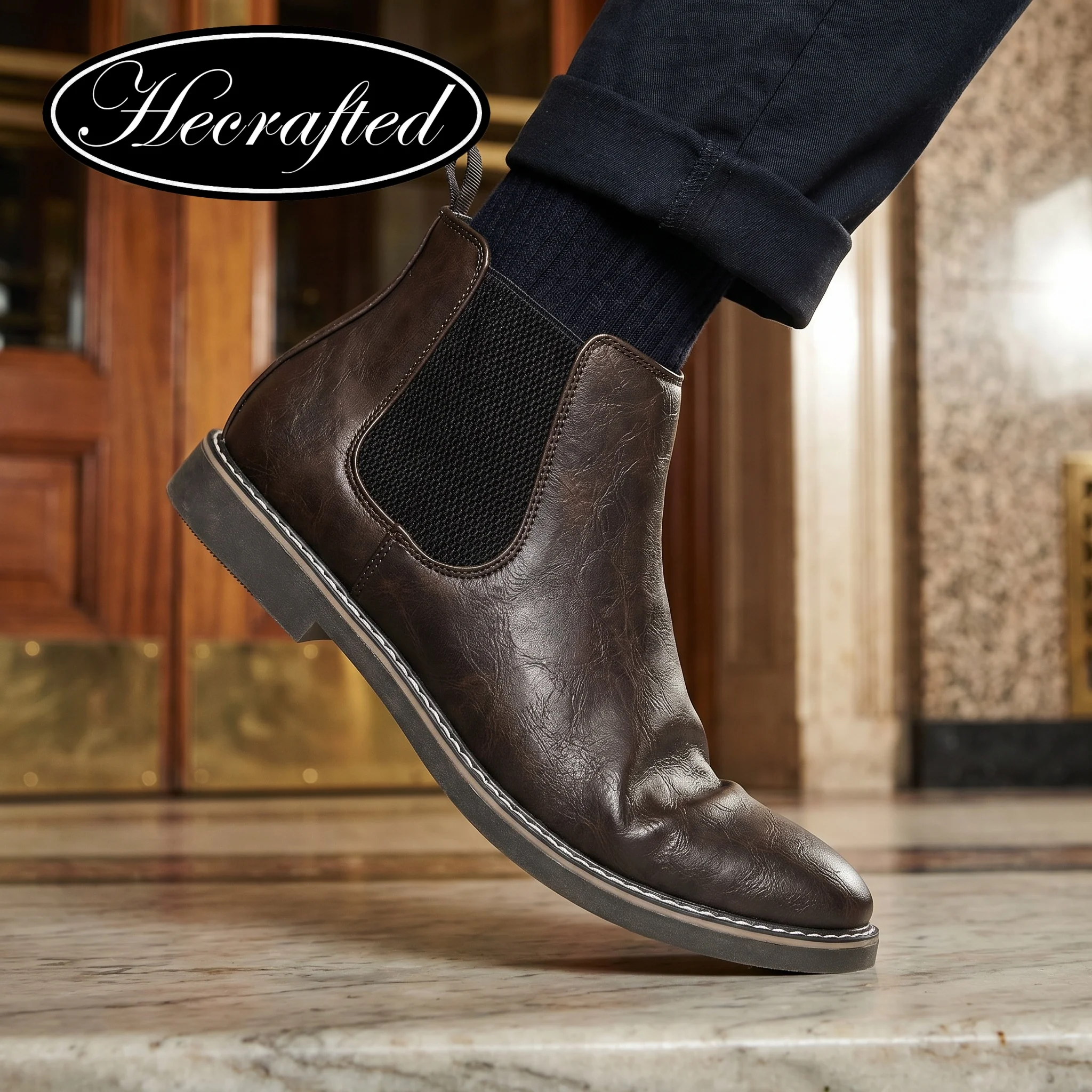 

Men Boots Comfortable Brand Fashion 2026 Chelsea Boots