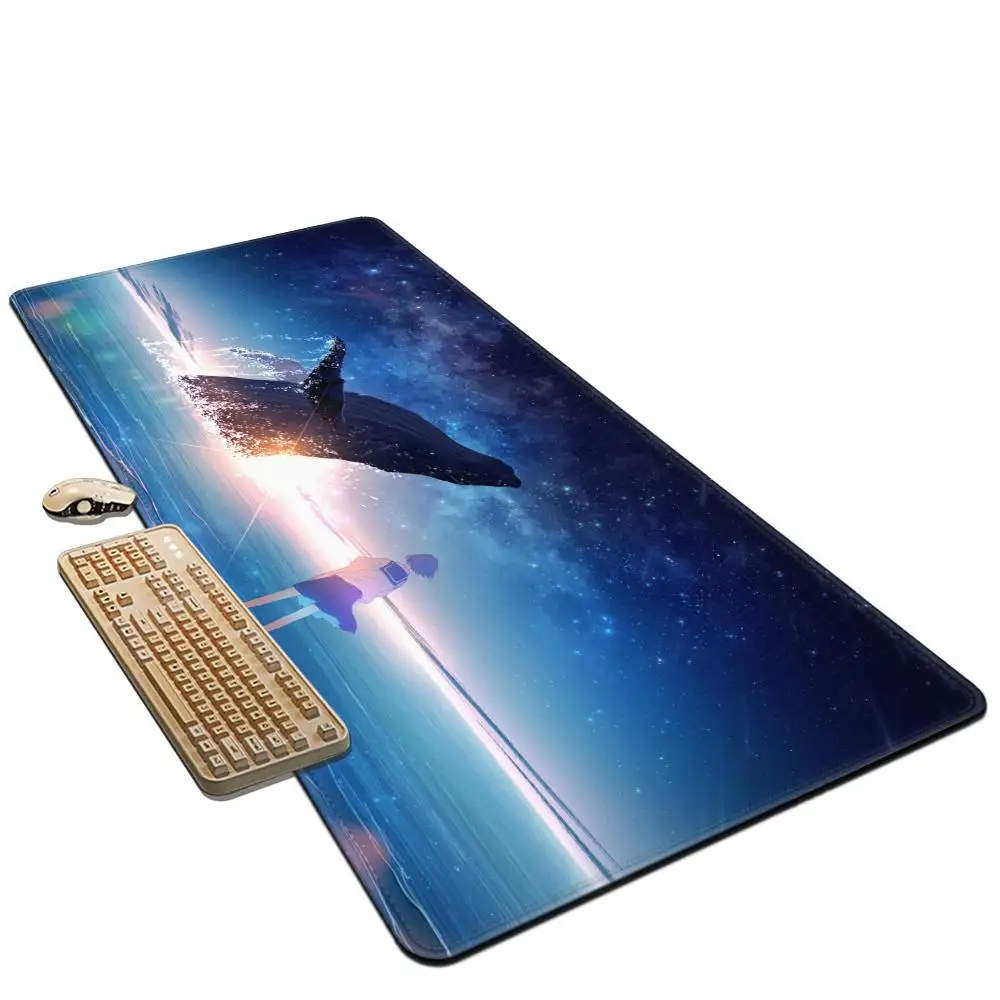 Extra Large Whale & Boy Gaming Mouse Pad New Computer Office Table Mats XXL HD Rubber Anti-slip Keyboard Mousepads Long Desk Mat