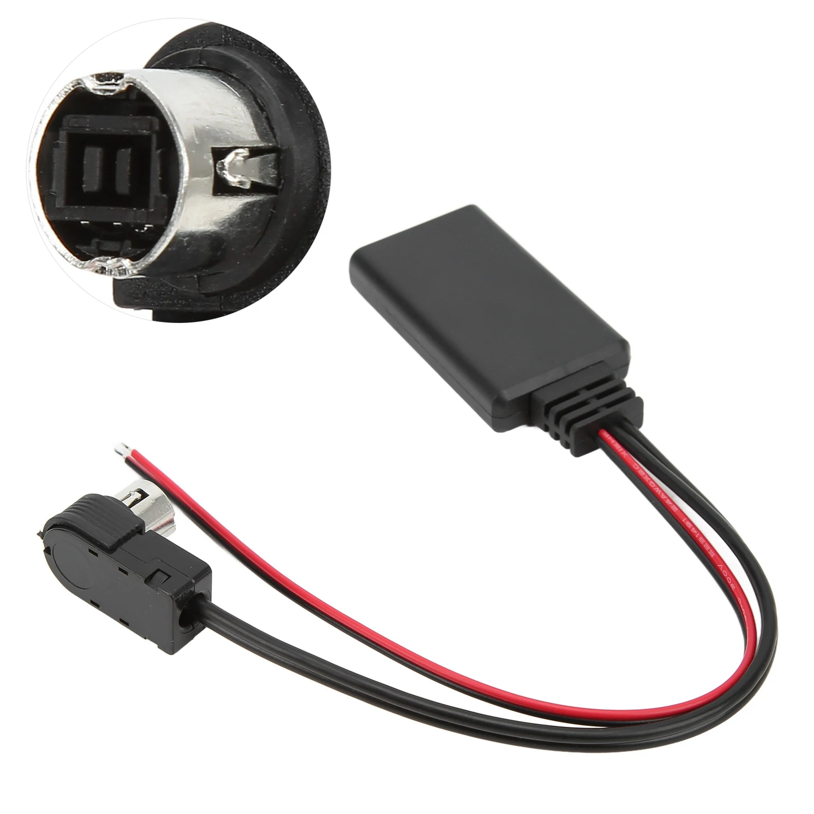 Audio Aux Adapter Cable ABS Anti Damage Bluetooth Module Aux Receiver Replacement for  KCA‑121B AI‑NET for Automotive