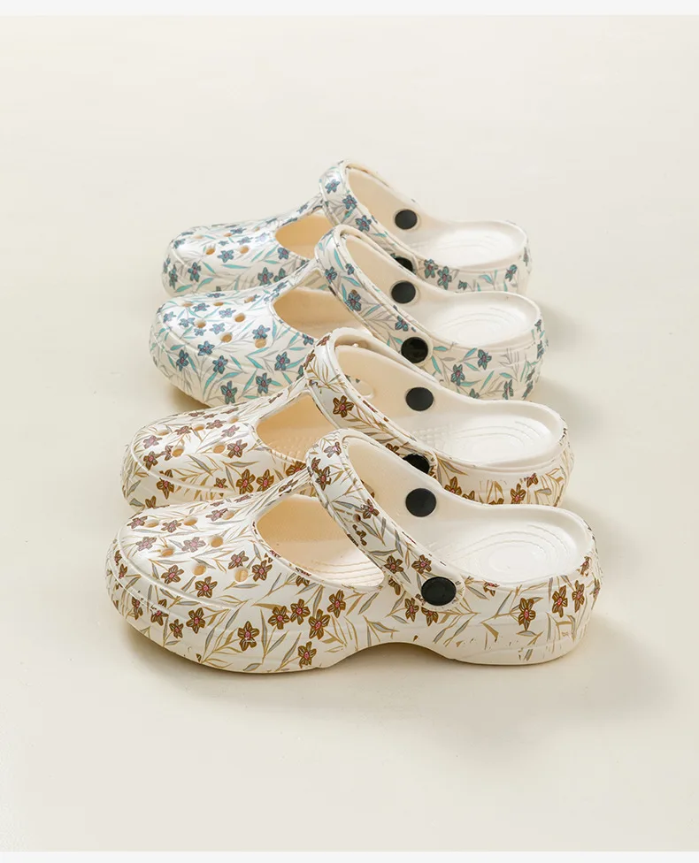 2026 Modische Dicksohlen-Pantoffeln für Damen, Outdoor-Verschleißfeste Freizeitsandalen, Klassische EVA-Schuhe, Wasserdichte Strandschuhe für Damen – Detail 14