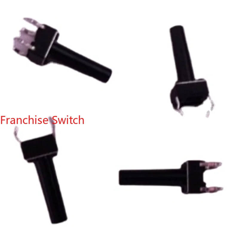 10PCS Imported Shrapnel 6*6*18MM High Touch Switch Vertical 4-pin Copper Pin Key 6X6X18MM. 6*6*14MM