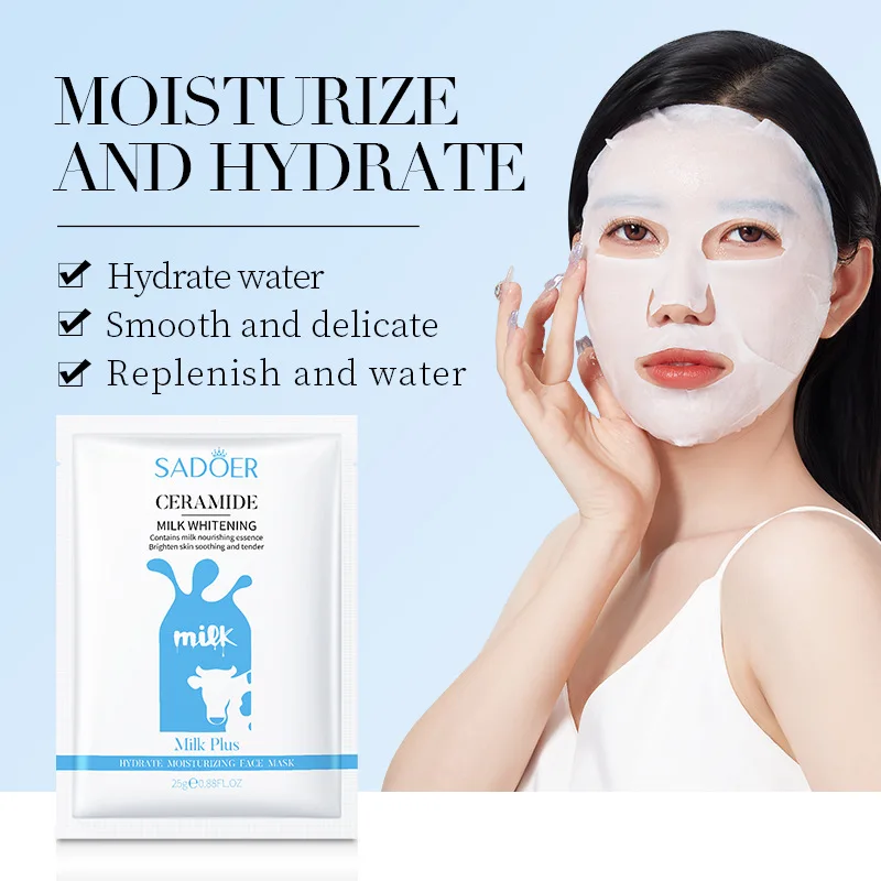 Milk Skin Care Set Facial Moisturizing Cream Cleaning Glowing Collagen Skin Hydration Serum Tender Skincare Products Kits Beauty