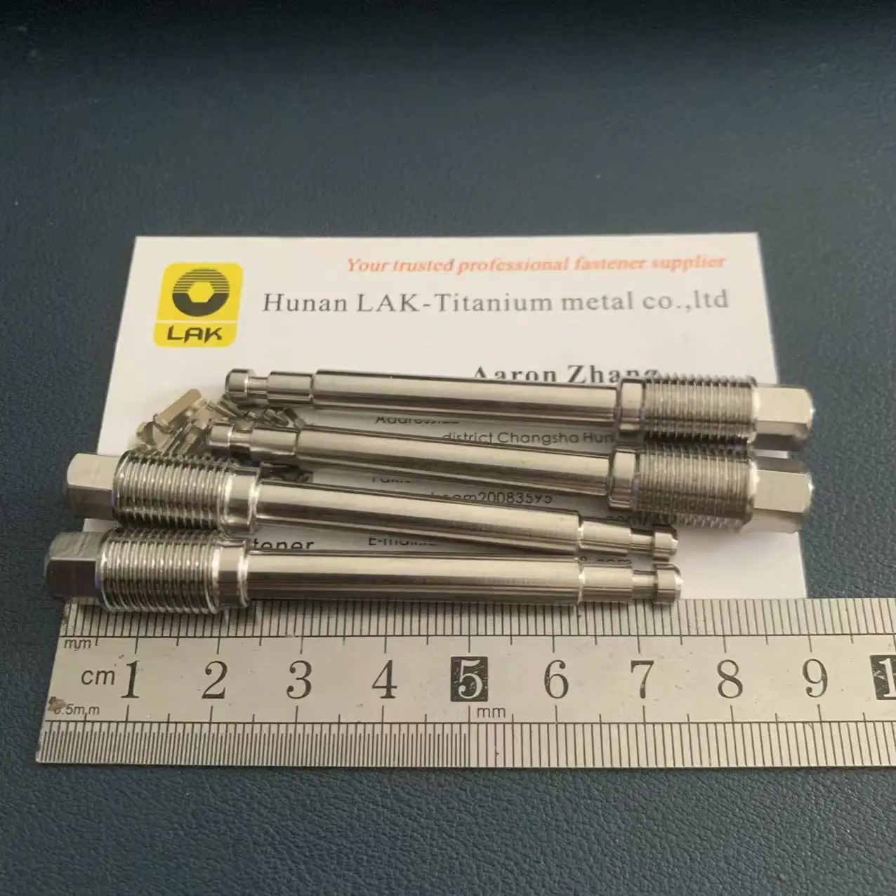 M10x1.0x61 68 74 Gr5 رأس سداسي عمود/دبوس من التيتانيوم لفرامل المحرك #2