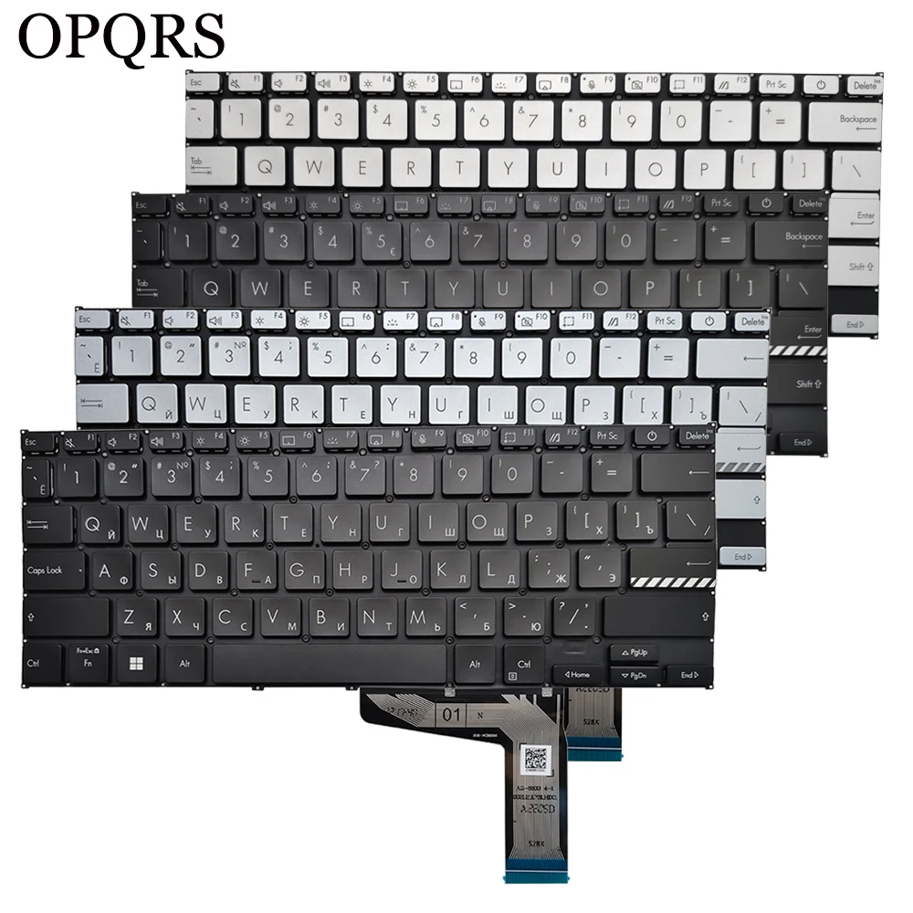 

NEW Russian/US Keyboard For ASUS Vivobook X1402 X1403 X1402Z X1402ZA X1403Z X1403ZA Backlit 0KNB0- 1607ND00