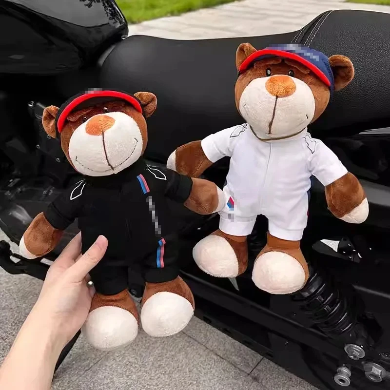 Bear Pendant Car Decoration Motorcycle Decoration Motorcycle Harley Motorcycle Teddy Bear Doll Plush Accessories