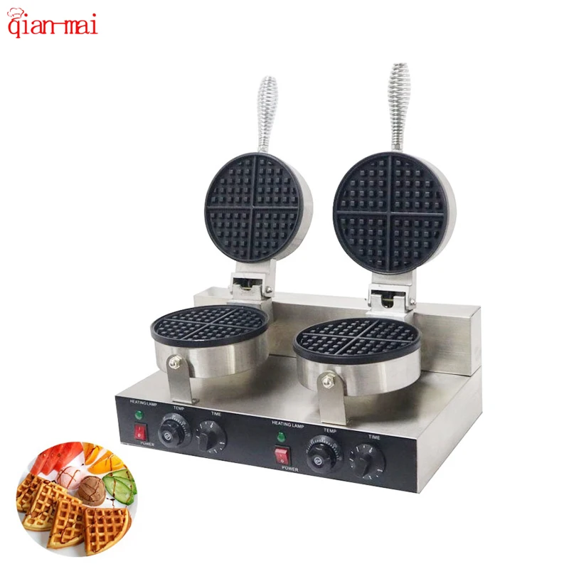 

Snack Machine Belgian Waffle Baker Appliances Commercial Pancake Bubble Waffle