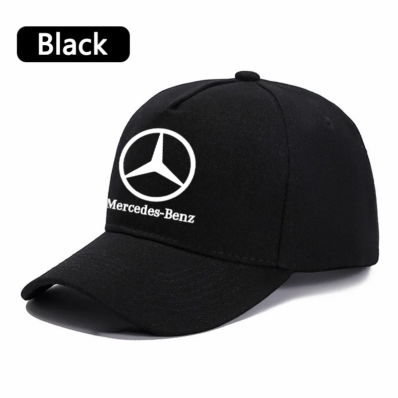 Car Duck Tongue Cap For Mercedes benz 3D Hat Car MOTO GP Racing F1 Baseball Cap Hat Adjustable Casual Trucket Hat hip hop view 5