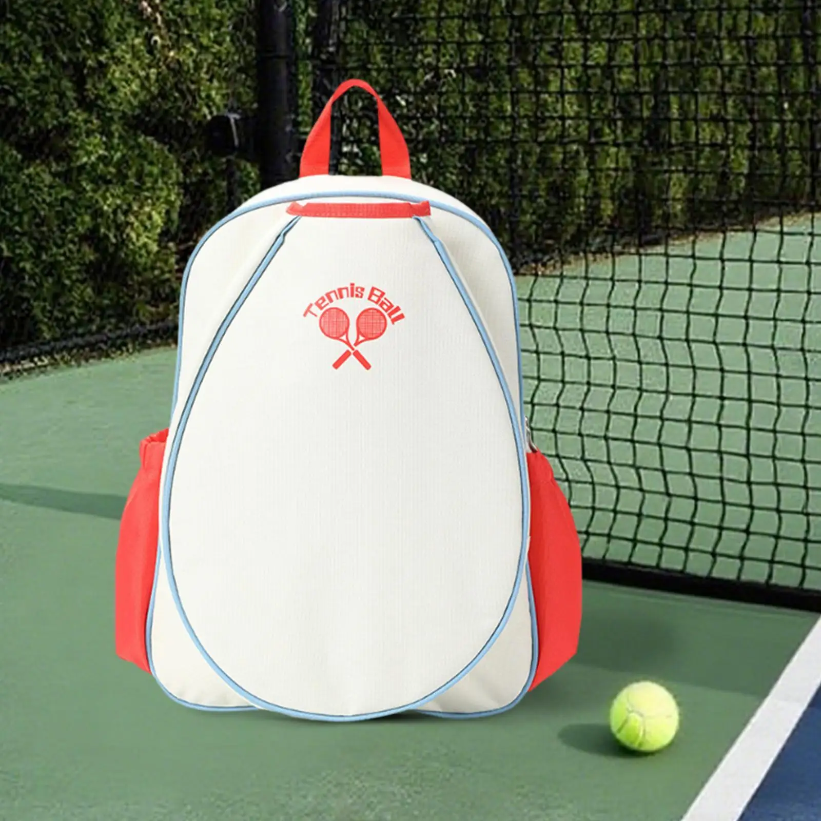 

Racquet Sport Bag with Shoe Compartment Large Tennis Pouch Pickleball Backpack for Unisex Outdoor Travel and Sport