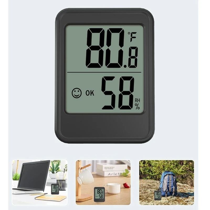 3Pcs Digital Humidity Meter Indoor Hygrometer Thermometer Room Thermometer With Temperature And Humidity Monitor