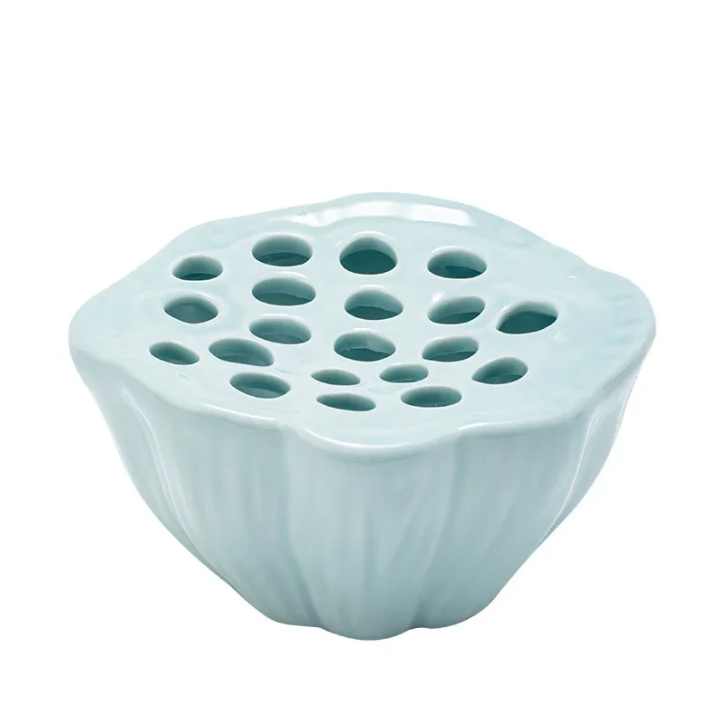 

small dry bubble table Zen living room Chinese flower arrangement bowl dried flowers flowers hydroponic utensils ornament