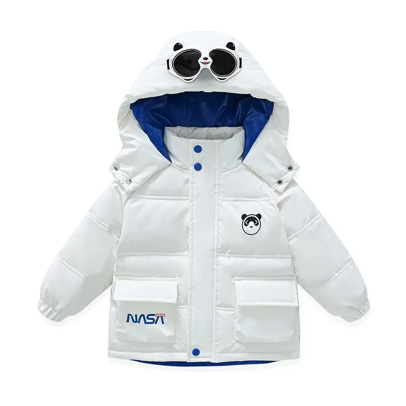 

New Children's down Jacket Boys and Girls Big Middle Children Disposable Thickened Coat Child Baby Winter Clothes