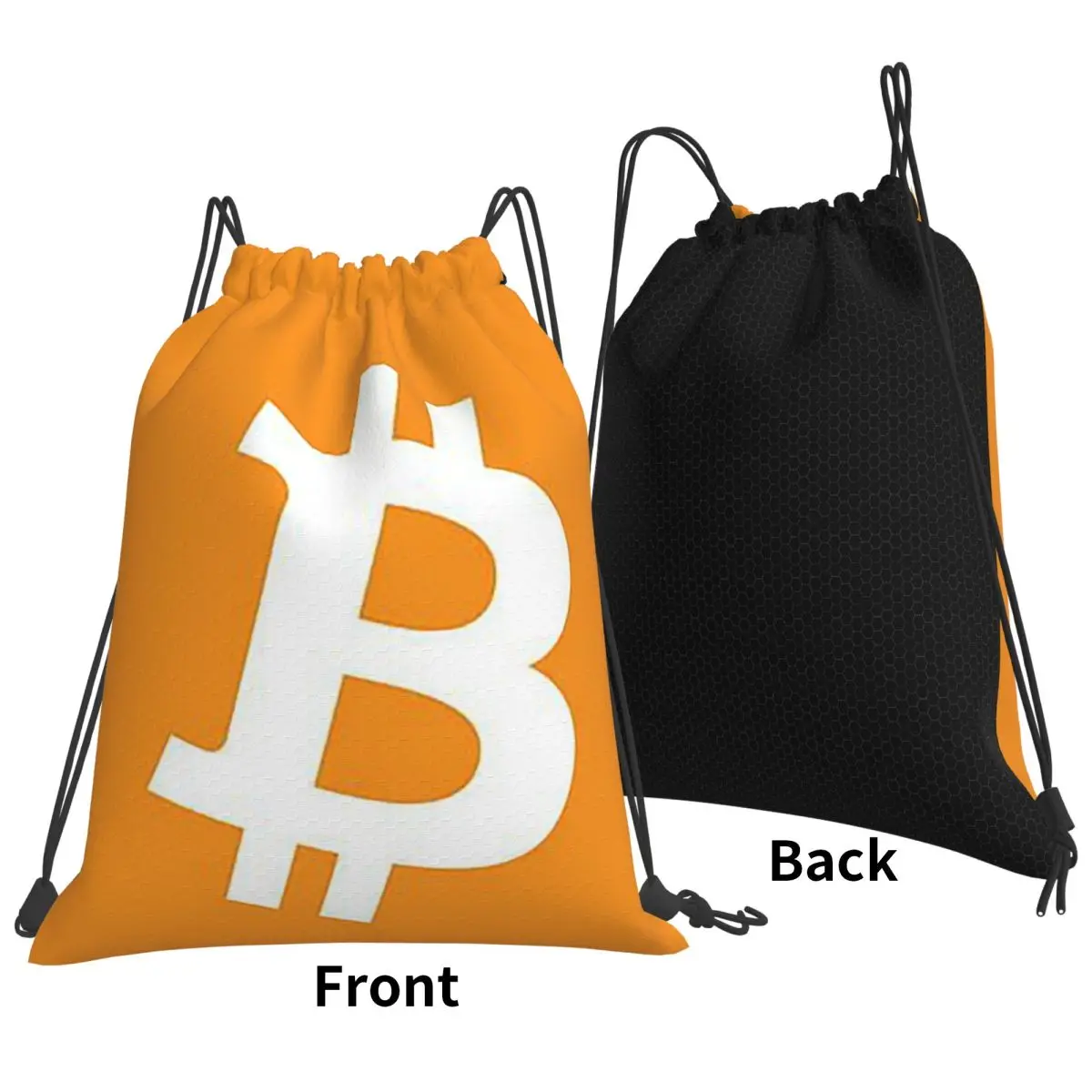 Sac à dos Bitcoin CPU Miner BTC Blockchain Cryptocurrency avec cordon de serrage, pochette, sac à chaussures, sacs à livres pour étudiants en voyage
