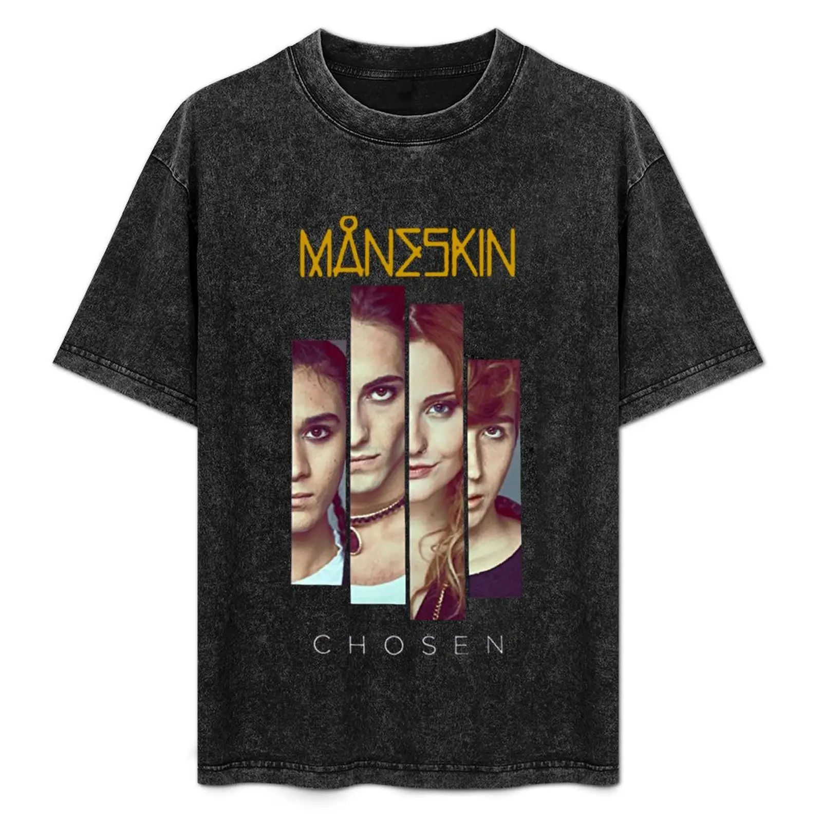 

Music Maneskin Band Logo T-Shirt Fashion Letter Print T-Shirt