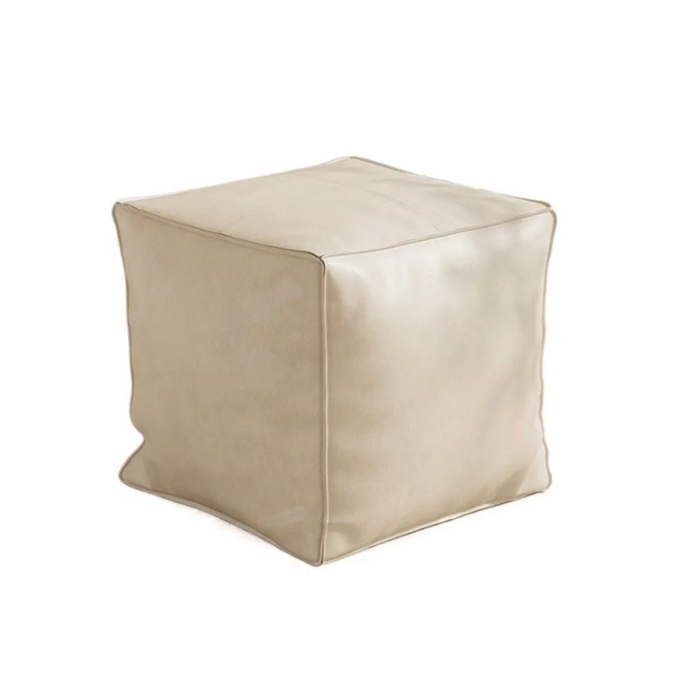 

Minimalist Non-Slip Storage Stool Waterproof Large Capacity Unstuffed Cushion Cover No Fillings Thicken Moroccan Pouf Tatami