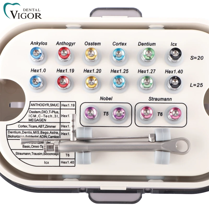 Instrumento cirúrgico dental chave de torque chave de fenda ferramenta de reparo dental imp lant ferramenta de restauração