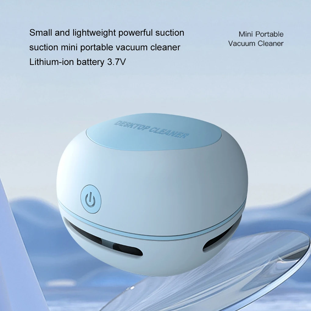 強力な吸引力のデスクトップ掃除機はほこりの溢れを防ぎ、呼吸器の健康のための人間工学に基づいたケアを提供します ピンク