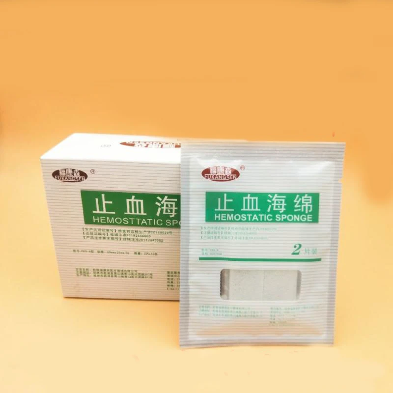 Dental Gauze Hemostatic Sponge Dental Quick Kang Hemostatic Sponge Gelatin Wound Hemostatic Sponge Sterilize Gelatin Sponge