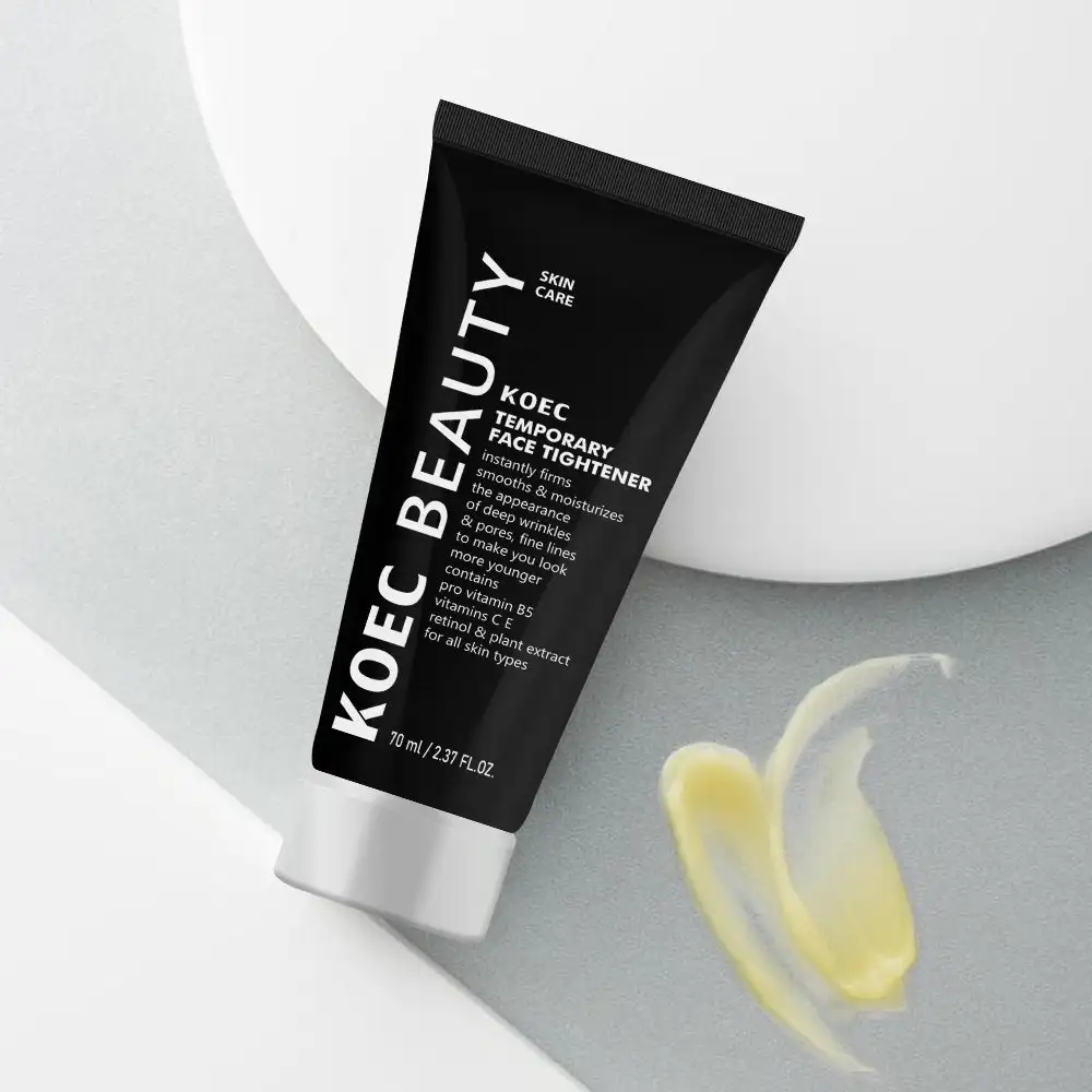 

70ml KOEC Temporary Face Tightener Cream Instant Firming Smoothing Moisturizing Anti-Wrinkle Retinol Vitamin B5 Plant Extracts
