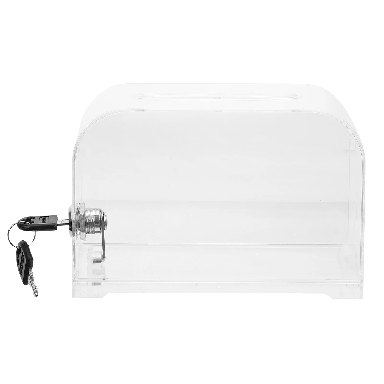 1 Set Business Case Multifunctional Storage With Lock Office Card Stand Exhibition Card Box Desktop Cards Holder Large Capacity