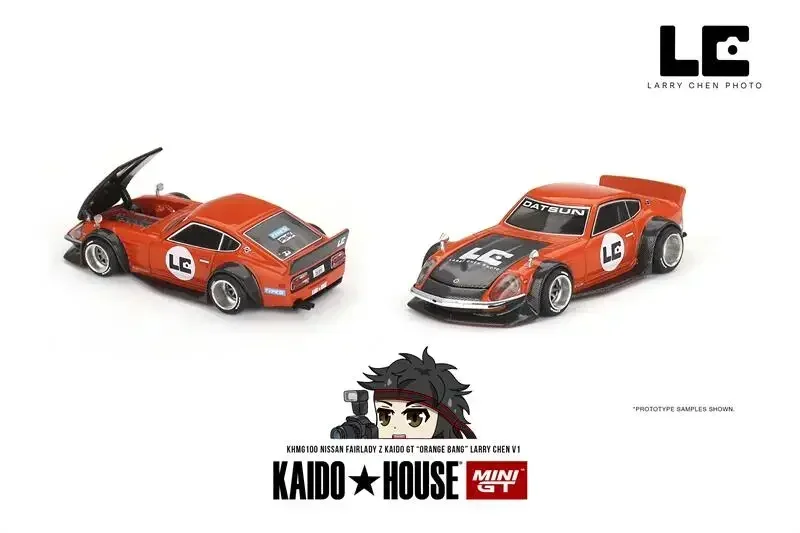 Kaido House x MINI GT 1:64 GREDDY Tent V1 / Fairlady Z / Street 510 / GT-R R34 Diecast Model Car