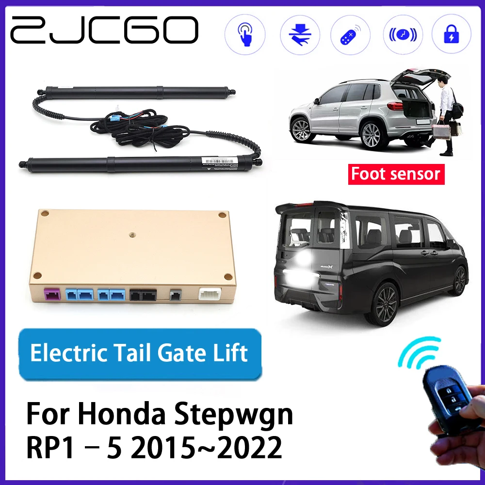 ZJCGO Car Auto Trunk intelligent Electric Tail Gate Lift Automatic Tailgate Opener for Honda Stepwgn RP1–5 2015~2022